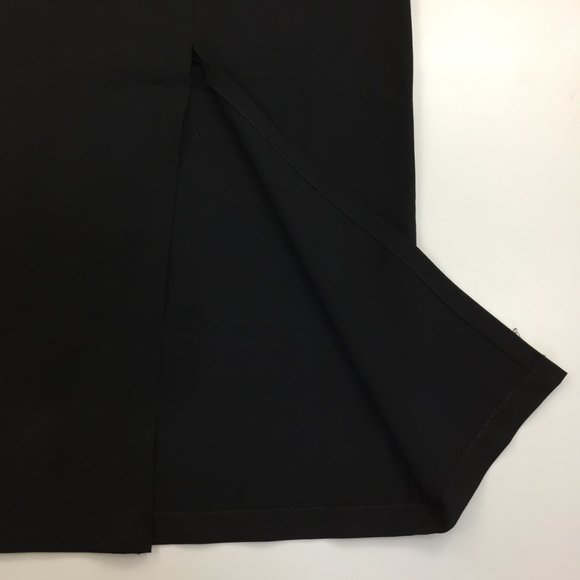 D&G DOLCE & GABBANA Basic Italy Black High Slit Front Skirt - Picture 9 of 16